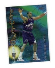 Karl Malone 1997 Topps Chrome Season's Best card