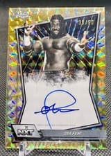 2026 Topps Chrome WWE NXT Autographs Oba Femi #NXT-OBA card