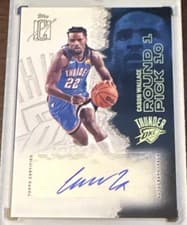 2025-26 Topps Signature Class Veteran Class Autographs Cason Wallace #VCA-CW card