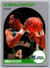 Adrian Dantley 1990-91 Hoops Base Set card