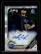 Alec Marsh 2019 Bowman Draft Chrome Picks Autograph card