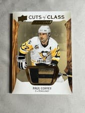 2024-25 Upper Deck Engrained Icons Cuts of Class Relics Paul Coffey #CC-PC card