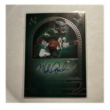 2025 Panini Silhouette Framed Signatures Mike Quick #17 card