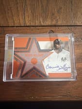 2025 Topps Five Star Stars and Stitches Autographs Bernie Williams #SS-BW card