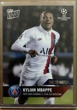 Kylian Mbappe 2019 Topps Now UEFA Champions League card