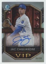 2025 Bowman Very Important Prospects Autographs Jac Caglianone #VIP-JC card