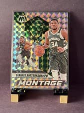Giannis Antetokounmpo 2024-25 Panini Mosaic Montage card
