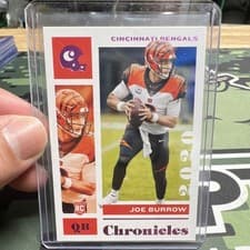 Joe Burrow 2020 Panini Chronicles card
