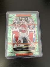 Trevor Lawrence 2022 Panini Select Draft Picks card