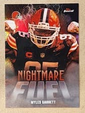 2025 Finest Nightmare Fuel Myles Garrett #NF-3 card