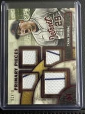 2025 Topps Museum Collection Single Player Primary Pieces Quad Relics Tarik Skubal #SPPQ-SKU card