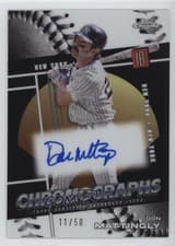 2025 Topps Chrome Chromographs Autographs Don Mattingly #CHR-DM card