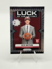 2024-25 Panini Prizm Luck of the Lottery Reed Sheppard #1 card
