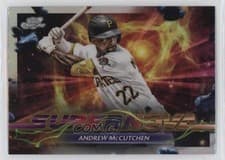 Andrew McCutchen 2024 Topps Cosmic Chrome Supernova card