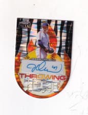 2024 Leaf Metal Throwing Heat Jesse Orosco #TH-JO1 card