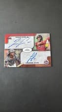 2025 Topps Chrome Dual Autographs Ronald Acuna Jr. / Luisangel Acuna #CDA-ACU card