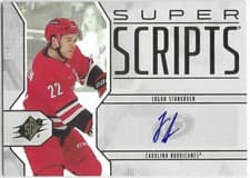 2025-26 SPx SuperScripts Logan Stankoven #SS-LS card
