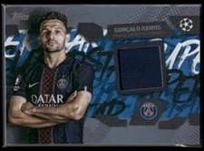2025-26 Topps UEFA Club Competitions Topps Superstar Relics Gonçalo Ramos #TSR-GR card