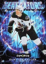 2024-25 Upper Deck Synergy Generators Clayton Keller #G-1 card
