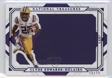 Clyde Edwards-Helaire 2021 Panini National Treasures Collegiate card