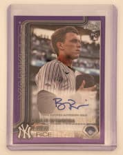 2025 Topps Chrome Update Rookie Debut Autographs Ben Rice #CRDA-BR card