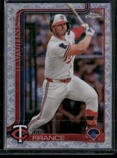2025 Topps Chrome Logofractor Edition Base Set Ty France #228 card