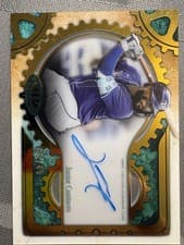 Junior Caminero 2026 Topps Tier One Machined Signatures card