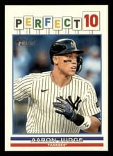 2025 Topps Heritage Perfect 10 Aaron Judge #P10-1 card