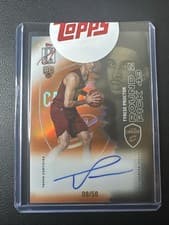 2025-26 Topps Signature Class Rookie Class Chrome Autographs Tyrese Proctor #RCC-TP card
