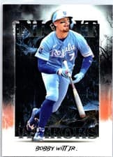 Bobby Witt Jr. 2025 Topps Chrome Update Night Terrors card