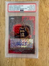2025-26 Topps Chrome Signature Style Magic Johnson #SS-MJ card