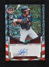 2025 Panini Stars & Stripes Collegiate National Team Signatures Justin Lebron #NTS-JL card