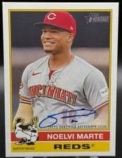 2025 Topps Heritage Real One Autographs Noelvi Marte #ROA-NM card