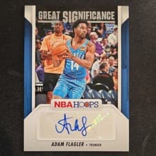 2024-25 Hoops Great SIGnificance Adam Flagler #GS-AFT card