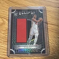 2024-25 Panini Obsidian Eclipse Materials Zaccharie Risacher #EM-ZRA card