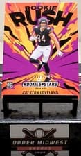 2025 Panini Rookies & Stars Rookie Rush Colston Loveland #4 card