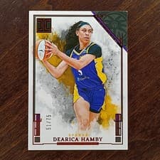 2025 Panini Impeccable WNBA Base Set Dearica Hamby #19 card