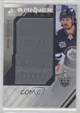 Mark Scheifele 2021 SP Game Used NHL Stanley Cup Playoffs Banner Year Relics card