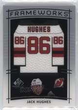 2024-25 SP Game Used Frameworks Jack Hughes #F-HU card