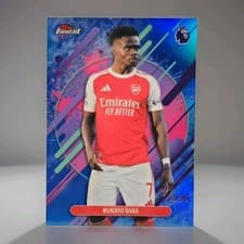 Bukayo Saka 2026 Topps Finest Premier League card