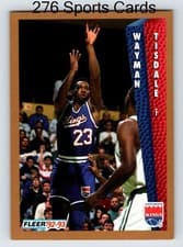 Wayman Tisdale 1992-93 Fleer Base Set card