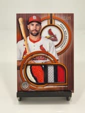 2025 Topps Tribute Single-Player Dual Relics Paul Goldschmidt #DR-PG card