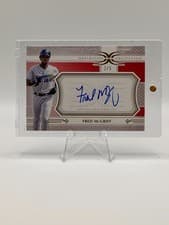2025 Topps Definitive Collection Legendary Autograph Collection Fred McGriff #LAC-FM card