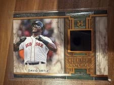 2025 Topps Museum Collection Meaningful Material Relics David Ortiz #MMR-DO card