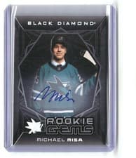 2025-26 Upper Deck Black Diamond Rookie Gems Signatures Michael Misa #RGS-MM