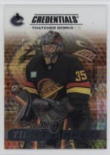 2025-26 Upper Deck Credentials Acetate Ticket Access Thatcher Demko #TA-TD card