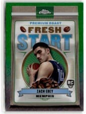 2024-25 Topps Chrome Fresh Start Zach Edey #FS-7 card