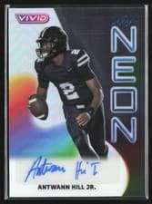 2025 Leaf Vivid Neon Autographs Antwann Hill Jr. #NA-AHJ card
