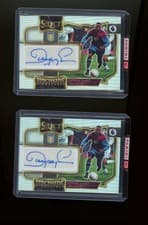 Dwight Yorke 2022 Panini Select Premier League Pitchside Signatures card