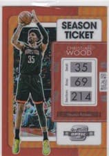 Christian Wood 2021 Panini Contenders Optic card